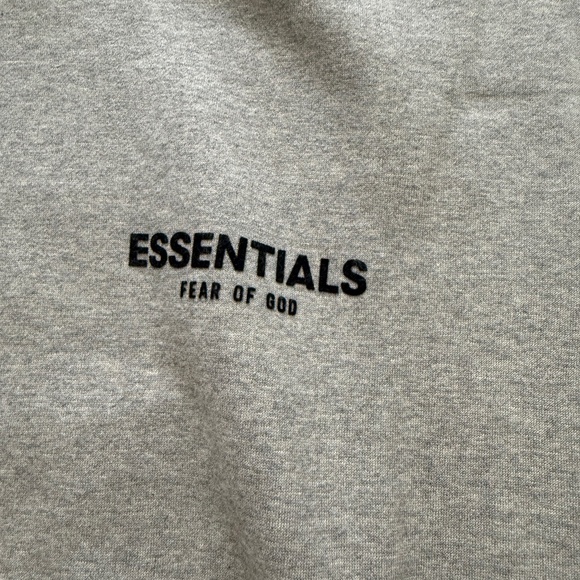 New Essentials Fear of God Hoodie Dark Oatmeal - Picture 4 of 5